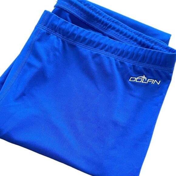 Dolfin Aquashape Mens Swim Leggings XXL Blue Sun Protection Low Rise Swimsuit - Picture 1 of 6